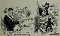 An illustration from Glasgow men and women, their children and some strangers within their gates : a selection from the sketches of Twym / by A.S. Boyd (1905)