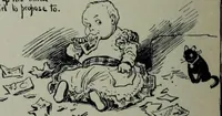 An illustration from Glasgow men and women, their children and some strangers within their gates : a selection from the sketches of Twym / by A.S. Boyd (1905)