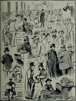 An illustration from Glasgow men and women, their children and some strangers within their gates : a selection from the sketches of Twym / by A.S. Boyd (1905)