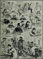 An illustration from Glasgow men and women, their children and some strangers within their gates : a selection from the sketches of Twym / by A.S. Boyd (1905)