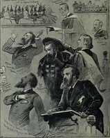 An illustration from Glasgow men and women, their children and some strangers within their gates : a selection from the sketches of Twym / by A.S. Boyd (1905)