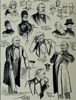 An illustration from Glasgow men and women, their children and some strangers within their gates : a selection from the sketches of Twym / by A.S. Boyd (1905)