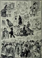 An illustration from Glasgow men and women, their children and some strangers within their gates : a selection from the sketches of Twym / by A.S. Boyd (1905)
