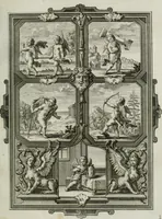 An illustration from Güldene Aepfel in silbernen Schalen, das ist, Worte geredet zu seiner Zeit über 400 Sinnbilder von allerley Zeiten und Umständen des menschlichen Lebens zu Beförderung der Erbauung (1746)