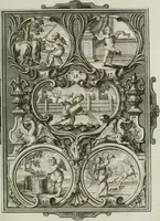 An illustration from Güldene Aepfel in silbernen Schalen, das ist, Worte geredet zu seiner Zeit über 400 Sinnbilder von allerley Zeiten und Umständen des menschlichen Lebens zu Beförderung der Erbauung (1746)