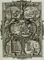 An illustration from Güldene Aepfel in silbernen Schalen, das ist, Worte geredet zu seiner Zeit über 400 Sinnbilder von allerley Zeiten und Umständen des menschlichen Lebens zu Beförderung der Erbauung (1746)