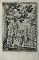 An illustration from Gli amorosi affanni : favola pastorale (1606)