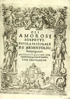 An illustration from Gli amorosi sospetti : favola pastorale (1605)