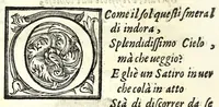 An illustration from Gli amorosi sospetti : favola pastorale (1605)