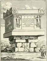 Picture 51 of 120 from Gli antichi sepolcri, overo, Mausolei Romani, et Etruschi, trouati in Roma & in altri luoghi celebri : nelli quali si contengono molte erudite memorie (1697), leaf 110