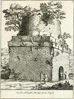 Picture 82 of 120 from Gli antichi sepolcri, overo, Mausolei Romani, et Etruschi, trouati in Roma & in altri luoghi celebri : nelli quali si contengono molte erudite memorie (1697), leaf 172