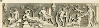 Picture 94 of 120 from Gli antichi sepolcri, overo, Mausolei Romani, et Etruschi, trouati in Roma & in altri luoghi celebri : nelli quali si contengono molte erudite memorie (1697), leaf 197