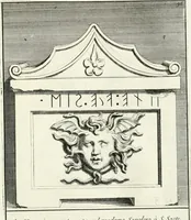 Picture 107 of 120 from Gli antichi sepolcri, overo, Mausolei Romani, et Etruschi, trouati in Roma & in altri luoghi celebri : nelli quali si contengono molte erudite memorie (1697), leaf 218