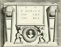 Picture 109 of 120 from Gli antichi sepolcri, overo, Mausolei Romani, et Etruschi, trouati in Roma & in altri luoghi celebri : nelli quali si contengono molte erudite memorie (1697), leaf 222