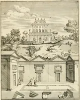 Picture 8 of 120 from Gli antichi sepolcri, overo, Mausolei Romani, et Etruschi, trouati in Roma & in altri luoghi celebri : nelli quali si contengono molte erudite memorie (1697), leaf 28