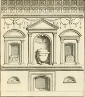 Picture 11 of 120 from Gli antichi sepolcri, overo, Mausolei Romani, et Etruschi, trouati in Roma & in altri luoghi celebri : nelli quali si contengono molte erudite memorie (1697), leaf 36