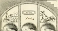 Picture 24 of 120 from Gli antichi sepolcri, overo, Mausolei Romani, et Etruschi, trouati in Roma & in altri luoghi celebri : nelli quali si contengono molte erudite memorie (1697), leaf 60