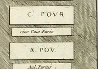 An illustration from Gli antichi sepolcri, overo, Mausolei Romani, et Etruschi, trouati in Roma & in altri luoghi celebri : nelli quali si contengono molte erudite memorie (1697)