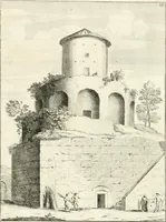 Picture 36 of 120 from Gli antichi sepolcri, overo, Mausolei Romani, et Etruschi, trouati in Roma & in altri luoghi celebri : nelli quali si contengono molte erudite memorie (1697), leaf 80