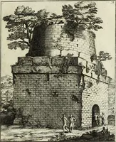 An illustration from Gli antichi sepolcri, ovvero, Mausolei romani ed etruschi trovati in Roma ed in altri luoghi celebri : nelli quali si contengono molte erudite memorie (1767)