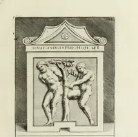An illustration from Gli antichi sepolcri, ovvero, Mausolei romani ed etruschi trovati in Roma ed in altri luoghi celebri : nelli quali si contengono molte erudite memorie (1767)