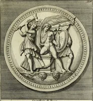 An illustration from Gli antichi sepolcri, ovvero, Mausolei romani ed etruschi trovati in Roma ed in altri luoghi celebri : nelli quali si contengono molte erudite memorie (1767)