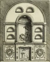 An illustration from Gli antichi sepolcri, ovvero, Mausolei romani ed etruschi trovati in Roma ed in altri luoghi celebri : nelli quali si contengono molte erudite memorie (1767)