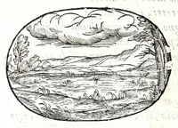 An illustration from Gli apologi del signor Giulio Cesare Capaccio, gentil'huomo del serenissimo signor duca d'Vrbino; con le Dicerie morali, oue quasi con viui colori al modo cortegiano l'humana vita si dipinge, la malignità si scopre, la bizzarria de' ceruelli si castiga, la frode si scaccia, la mattezza si punisce, al poco saper di gli huomini si prouede, e di tutti i ciuili costumi si fà paragone (1619)