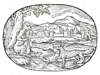 Picture 4 of 64 from Gli apologi del signor Giulio Cesare Capaccio, gentil'huomo del serenissimo signor duca d'Vrbino; con le Dicerie morali, oue quasi con viui colori al modo cortegiano l'humana vita si dipinge, la malignità si scopre, la bizzarria de' ceruelli si castiga, la frode si scaccia, la mattezza si punisce, al poco saper di gli huomini si prouede, e di tutti i ciuili costumi si fà paragone (1619), leaf 23