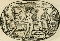 An illustration from Gli apologi di Giulio Cesare Capaccio, secretario della fedelissima città di Napoli : con le Dicerie morali (1607)