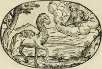 An illustration from Gli apologi di Giulio Cesare Capaccio, secretario della fedelissima città di Napoli : con le Dicerie morali (1607)