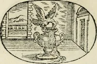 An illustration from Gli apologi di Giulio Cesare Capaccio, secretario della fedelissima città di Napoli : con le Dicerie morali (1607)