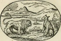 An illustration from Gli apologi di Giulio Cesare Capaccio, secretario della fedelissima città di Napoli : con le Dicerie morali (1607)