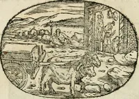 An illustration from Gli apologi di Giulio Cesare Capaccio, secretario della fedelissima città di Napoli : con le Dicerie morali (1607)