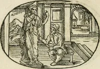 An illustration from Gli apologi di Giulio Cesare Capaccio, secretario della fedelissima città di Napoli : con le Dicerie morali (1607)