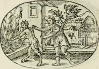 An illustration from Gli apologi di Giulio Cesare Capaccio, secretario della fedelissima città di Napoli : con le Dicerie morali (1607)
