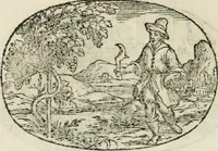 An illustration from Gli apologi di Giulio Cesare Capaccio, secretario della fedelissima città di Napoli : con le Dicerie morali (1607)