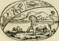 An illustration from Gli apologi di Giulio Cesare Capaccio, secretario della fedelissima città di Napoli : con le Dicerie morali (1607)