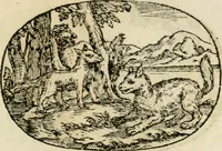 An illustration from Gli apologi di Giulio Cesare Capaccio, secretario della fedelissima città di Napoli : con le Dicerie morali (1607)