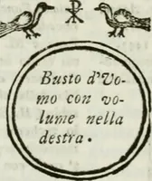 An illustration from Gli atti e monumenti de' fratelli Arvali : scolpiti già in tavole di marmo ed ora raccolti diciferati e comentati (1795)