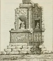 An illustration from Gli atti e monumenti de' fratelli Arvali : scolpiti già in tavole di marmo ed ora raccolti diciferati e comentati (1795)