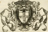 An illustration from Gli eccelsi pregj delle belle arti e la scambievole lor congiunzione con le mattematiche scienze : mostrata nel Campidoglio dall'Accademia del disegno in occasione del concorso celebrato dalla medesima nell'anno 1732, reggendone il principato il sig. cavalier Sebastiano Conca .. (1733)