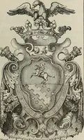 An illustration from Gli ex libris italiani. Con 9 tavole e 233 riproduzioni, delle quali 29 eseguite coi rami o cogli zinchi originali (1902)