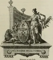 An illustration from Gli ex libris italiani. Con 9 tavole e 233 riproduzioni, delle quali 29 eseguite coi rami o cogli zinchi originali (1902)