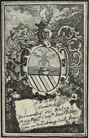 An illustration from Gli ex libris italiani. Con 9 tavole e 233 riproduzioni, delle quali 29 eseguite coi rami o cogli zinchi originali (1902)