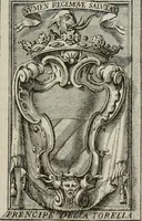An illustration from Gli ex libris italiani. Con 9 tavole e 233 riproduzioni, delle quali 29 eseguite coi rami o cogli zinchi originali (1902)