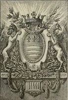 An illustration from Gli ex libris italiani. Con 9 tavole e 233 riproduzioni, delle quali 29 eseguite coi rami o cogli zinchi originali (1902)