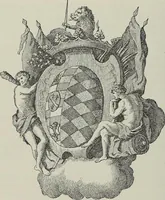 An illustration from Gli ex libris italiani. Con 9 tavole e 233 riproduzioni, delle quali 29 eseguite coi rami o cogli zinchi originali (1902)