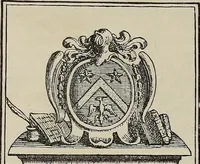 An illustration from Gli ex libris italiani. Con 9 tavole e 233 riproduzioni, delle quali 29 eseguite coi rami o cogli zinchi originali (1902)