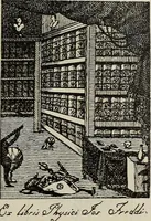 An illustration from Gli ex libris italiani. Con 9 tavole e 233 riproduzioni, delle quali 29 eseguite coi rami o cogli zinchi originali (1902)